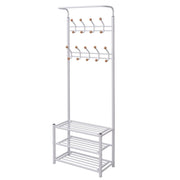 Kledingrek 68x32x182,5 cm wit