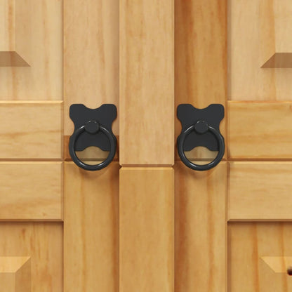 Kledingkast Mexicaans Grenenhout Corona-Stijl 2 Deuren Bruin