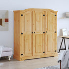 Wardrobe Mexican pine Corona style 3 doors