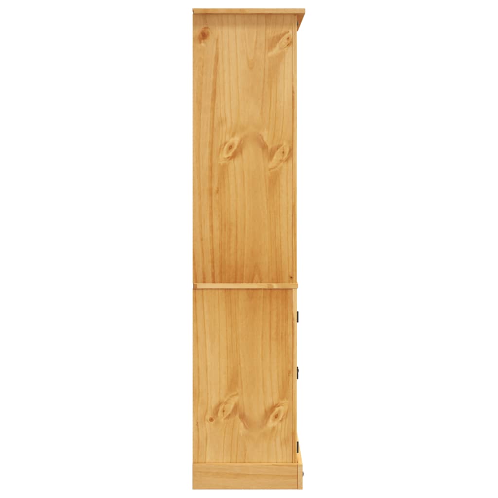 Wandkast Mexicaans Grenenhout Corona-Stijl 80X40X70 Cm Bruin
