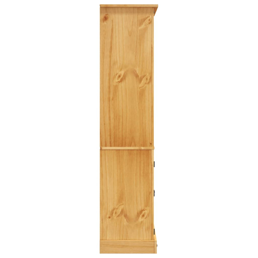 Wandkast Mexicaans Grenenhout Corona-Stijl 80X40X70 Cm Bruin