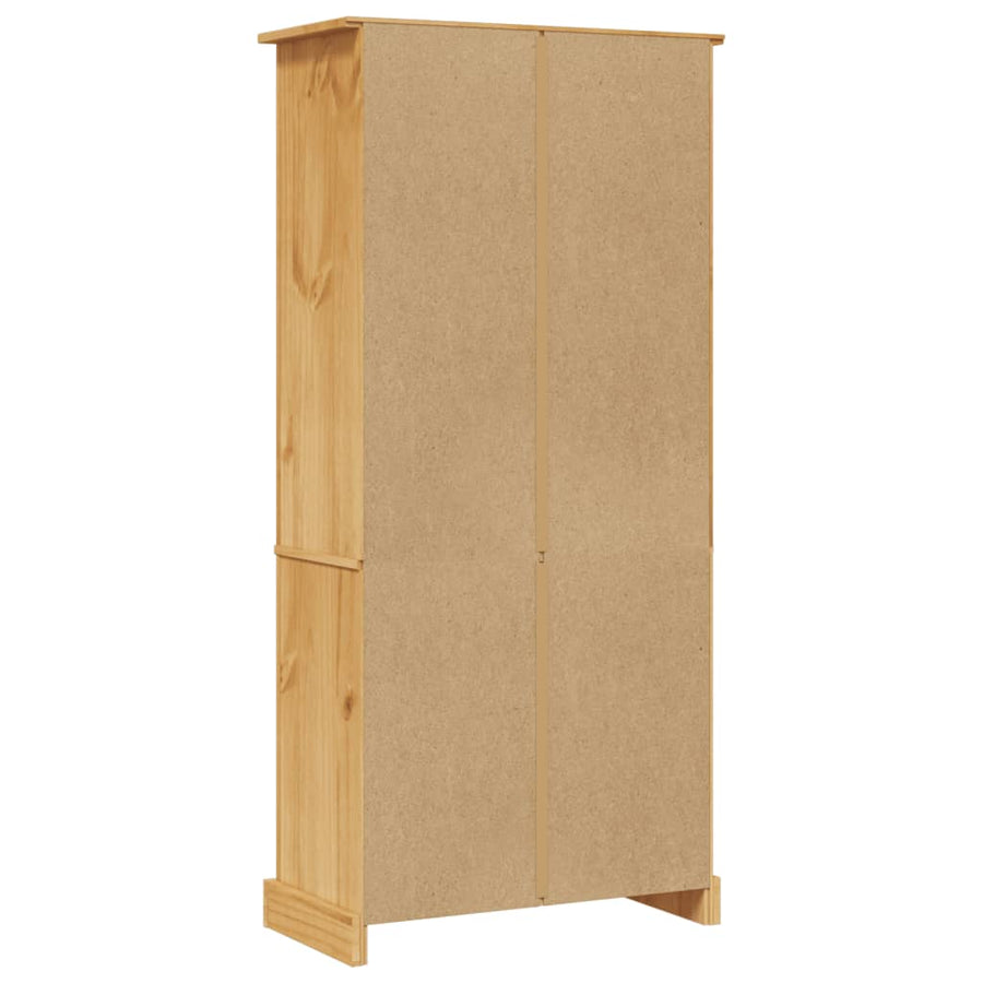 Wandkast Mexicaans Grenenhout Corona-Stijl 80X40X70 Cm Bruin