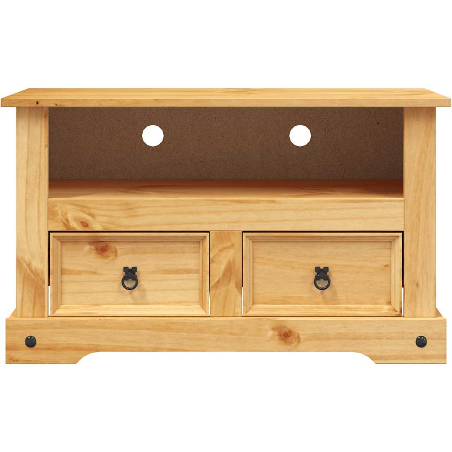 Tv-Meubel Mexicaans Grenenhout Corona-Stijl 91X43X56 Cm Bruin