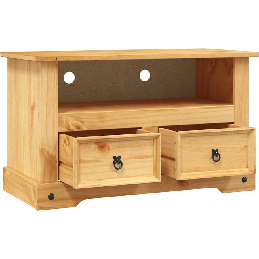 Tv-Meubel Mexicaans Grenenhout Corona-Stijl 91X43X56 Cm Bruin
