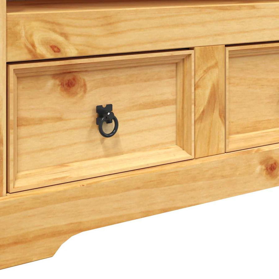 Tv-Meubel Mexicaans Grenenhout Corona-Stijl 91X43X56 Cm Bruin