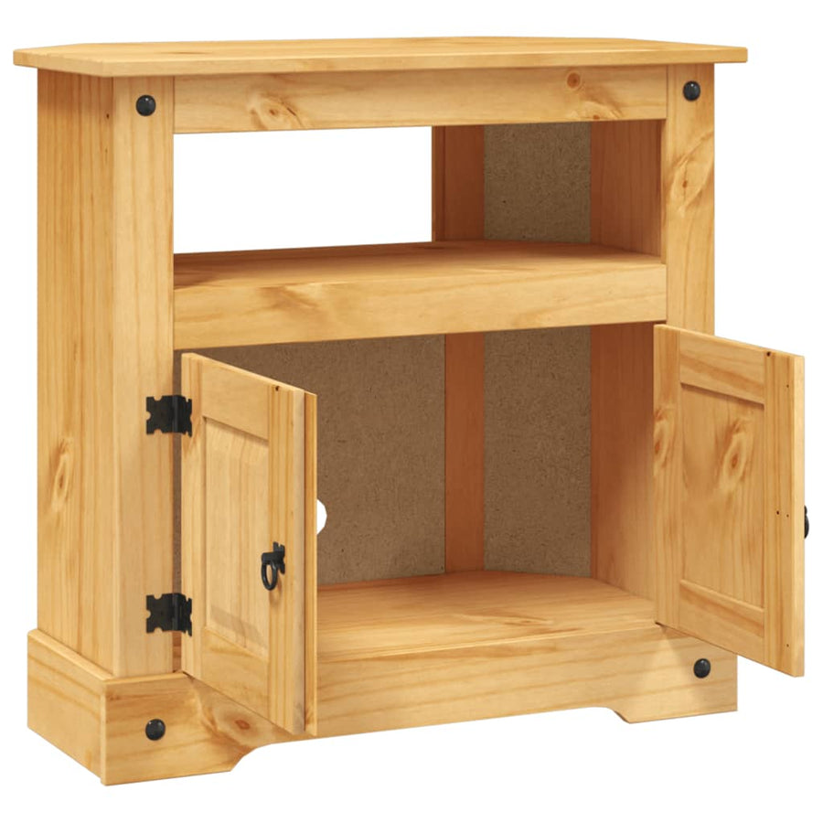 Wandtafel Mexicaans Grenenhout Corona-Stijl 80X43X78 Cm Bruin