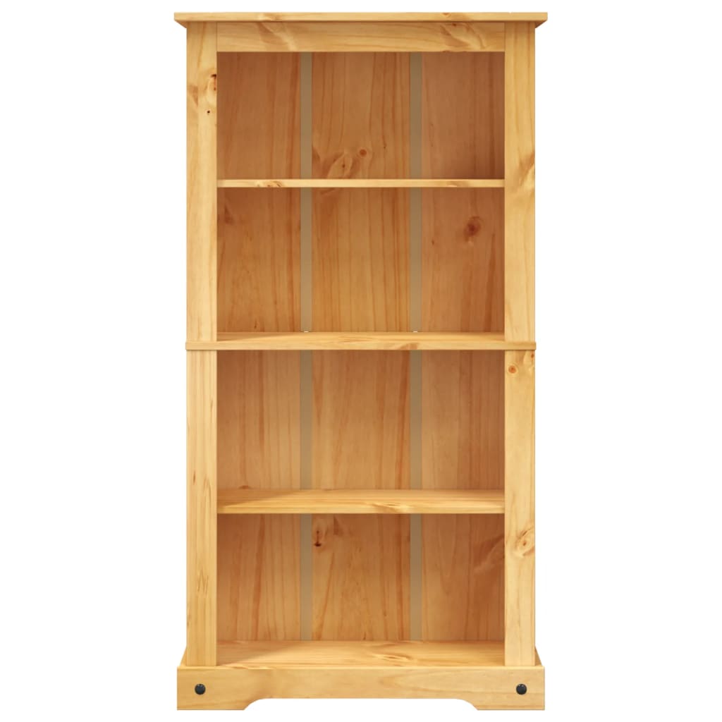 Boekenkast Grenenhout Met 4 Planken Corona-Stijl 8X29X50 Cm 150 cm Bruin