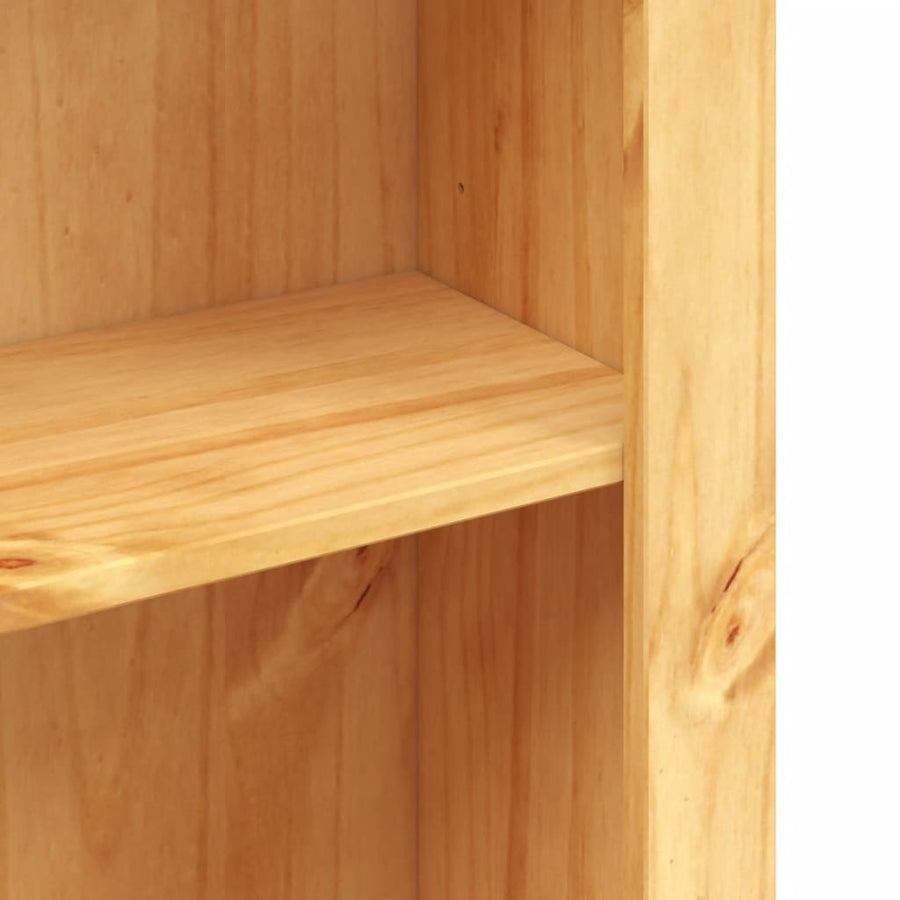 Boekenkast Grenenhout Met 4 Planken Corona-Stijl 8X29X50 Cm 150 cm Bruin