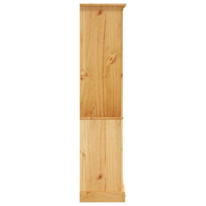 Boekenkast Met 5 Planken Corona-Stijl 8X40X70 Cm Grenenhout 170 cm Bruin