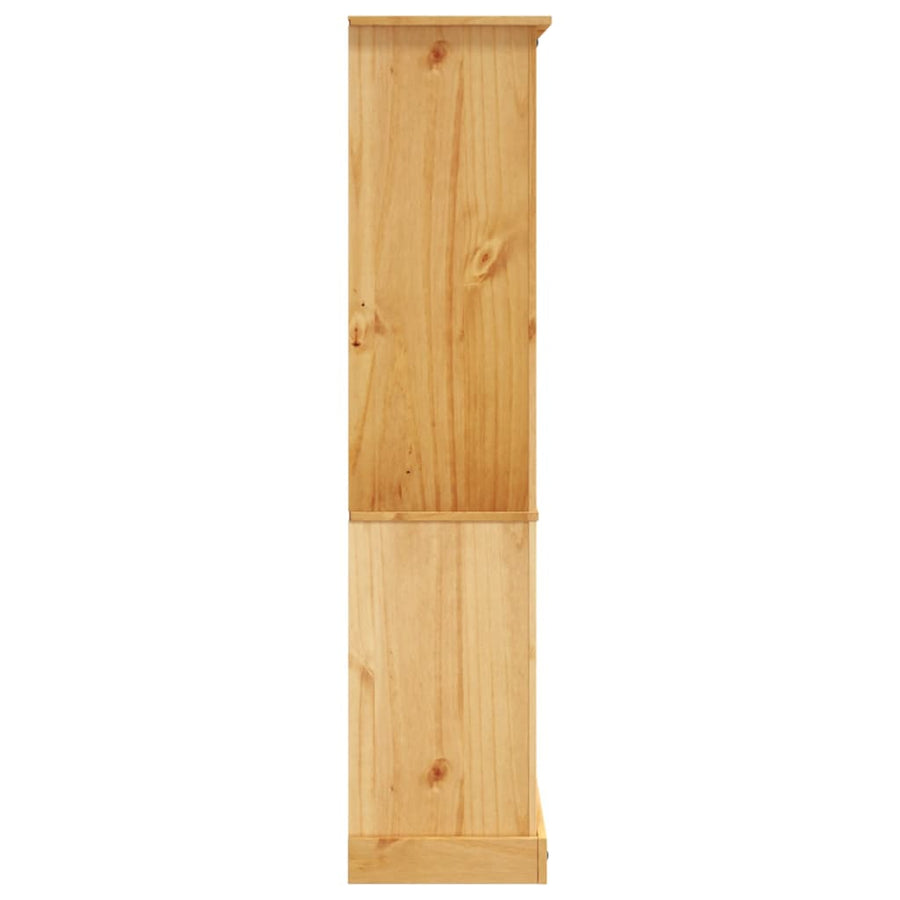 Boekenkast Met 5 Planken Corona-Stijl 8X40X70 Cm Grenenhout 170 cm Bruin