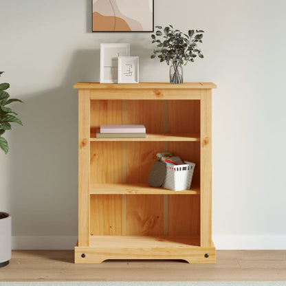 Boekenkast Grenenhout Met 3 Planken Corona-Stijl 8X29X00 Cm 100 cm Bruin