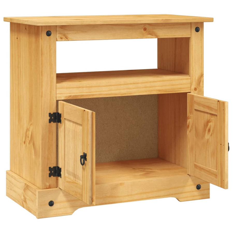 Tv-Meubel Mexicaans Grenenhout Corona-Stijl 80X43X78 Cm Bruin