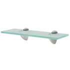 Zwevend schap 30x10 cm glas