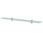 Floating shelf 80x10 cm 8 mm glass