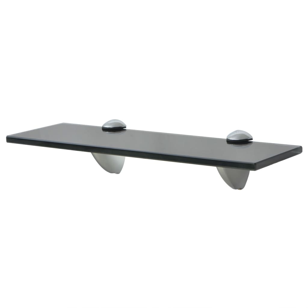Zwevend Schap 8 Mm Glas 1 30 x 10 cm Zwart