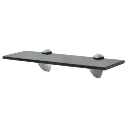 Zwevend Schap 8 Mm Glas 1 30 x 10 cm Zwart