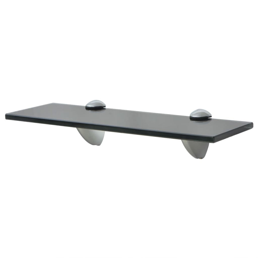 Zwevend Schap 8 Mm Glas 1 30 x 10 cm Zwart
