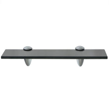 Zwevend Schap 8 Mm Glas 1 30 x 10 cm Zwart
