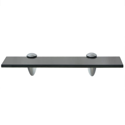 Zwevend Schap 8 Mm Glas 1 30 x 10 cm Zwart