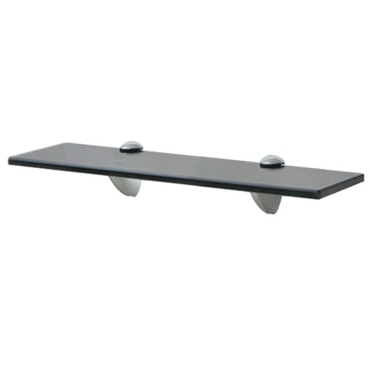 Zwevend Schap 8 Mm Glas 1 40 x 10 cm Zwart