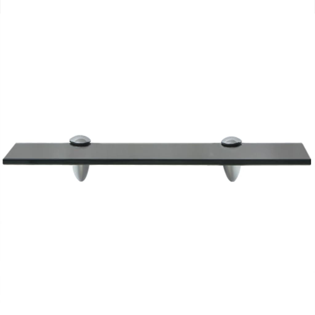 Zwevend Schap 8 Mm Glas 1 40 x 10 cm Zwart