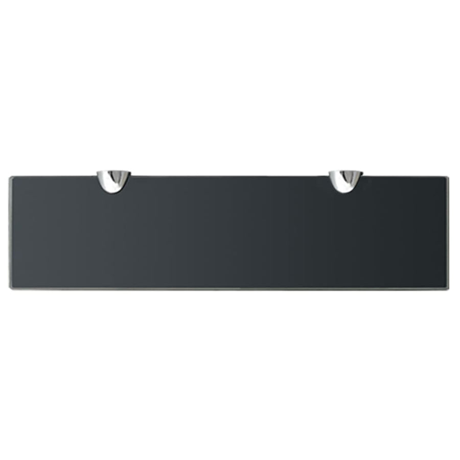Zwevend Schap 8 Mm Glas 1 40 x 10 cm Zwart
