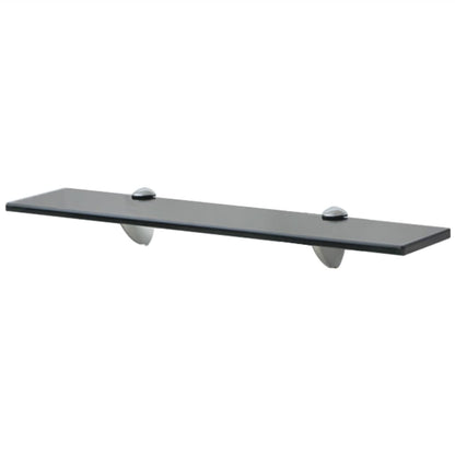 Zwevend Schap 8 Mm Glas 1 50 x 10 cm Zwart