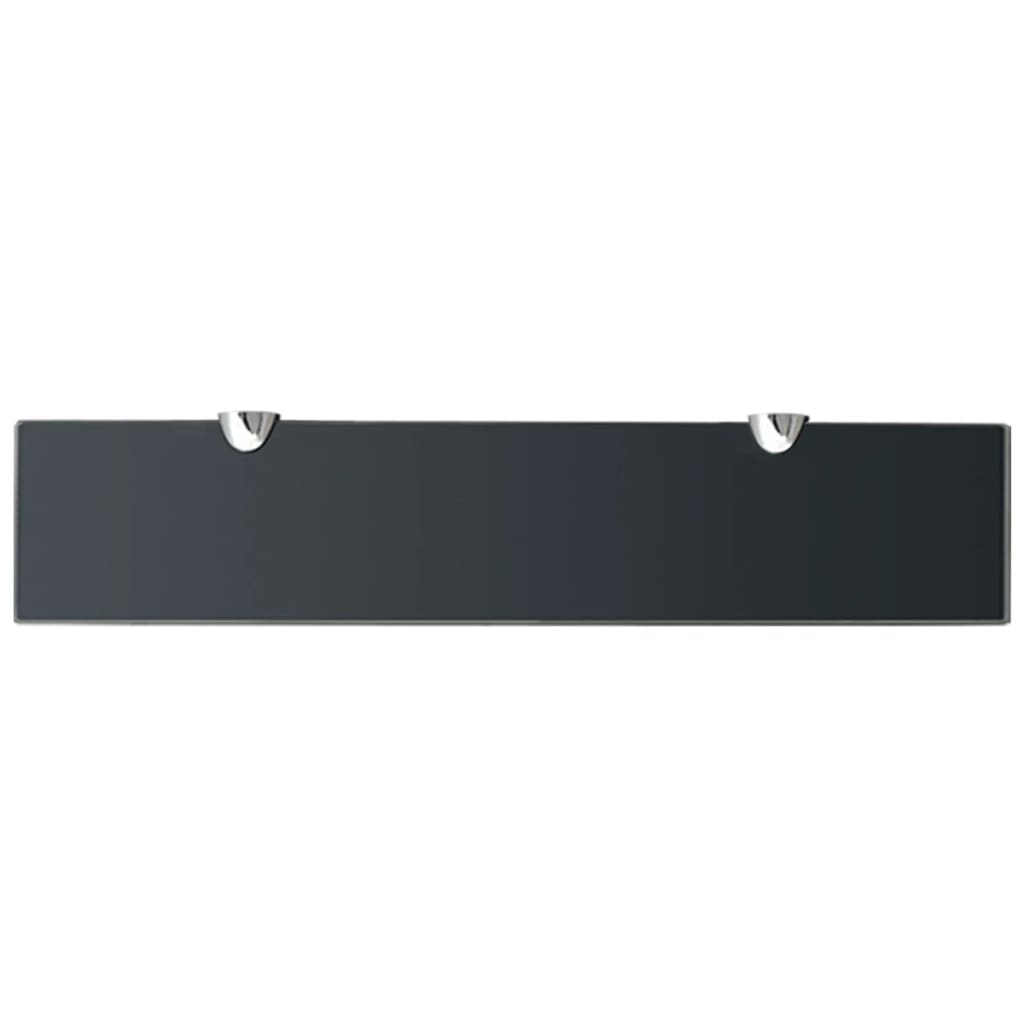 Zwevend Schap 8 Mm Glas 1 50 x 10 cm Zwart