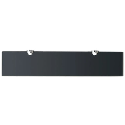 Zwevend Schap 8 Mm Glas 1 50 x 10 cm Zwart