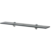 Zwevend Schap 8 Mm Glas 1 70 x 10 cm Zwart
