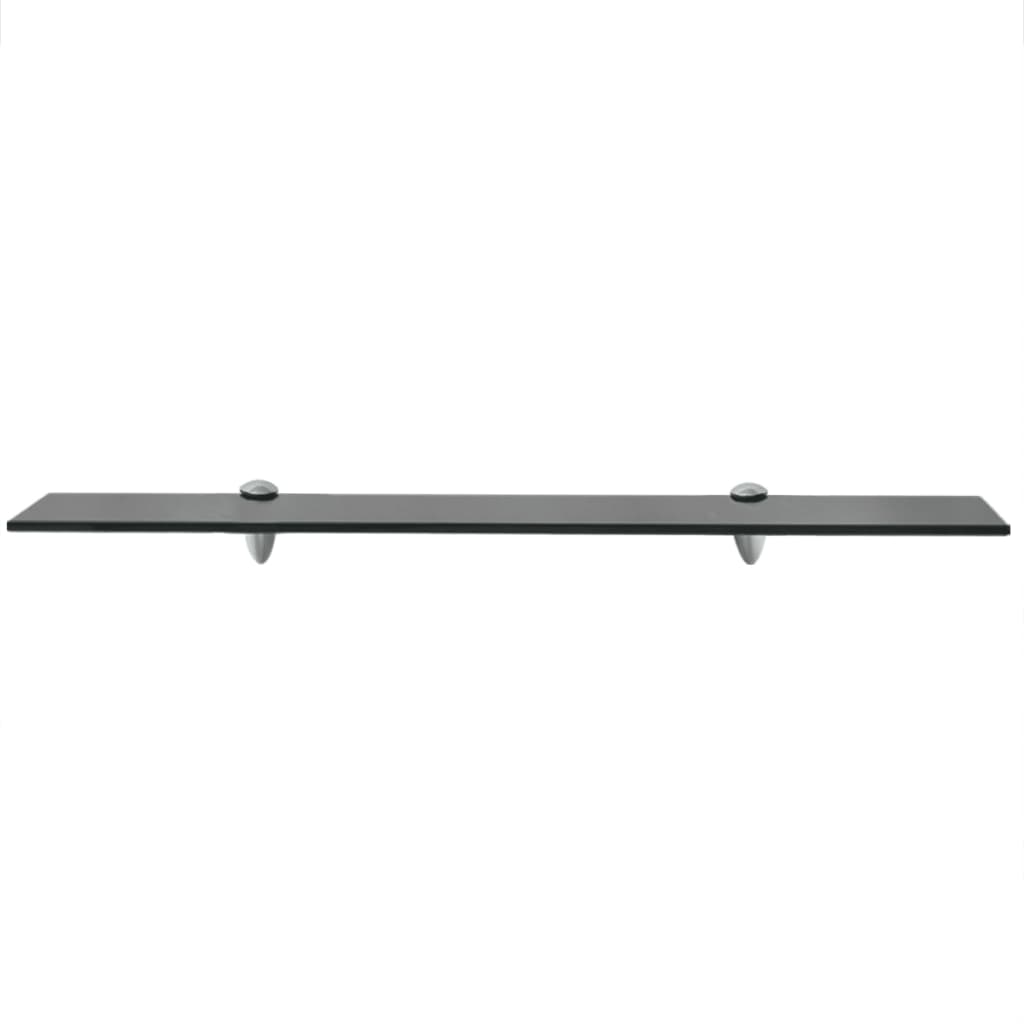 Zwevend Schap 8 Mm Glas 1 70 x 10 cm Zwart