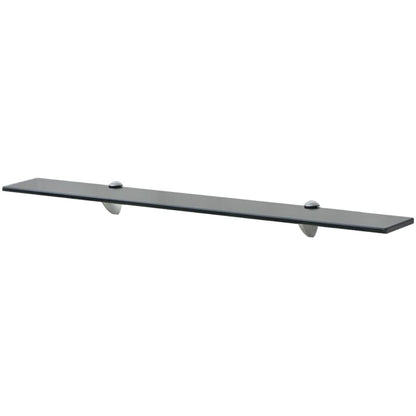 Zwevend Schap 8 Mm Glas 1 80 x 10 cm Zwart