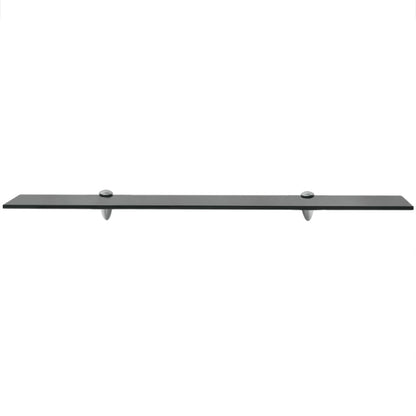 Zwevend Schap 8 Mm Glas 1 80 x 10 cm Zwart