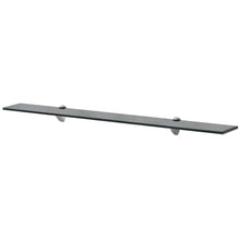 Zwevend Schap 8 Mm Glas 1 90 x 10 cm Zwart