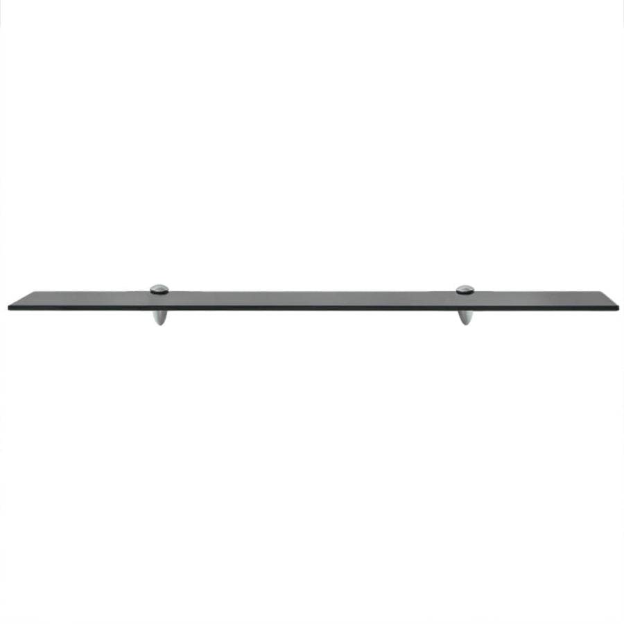 Zwevend Schap 8 Mm Glas 1 90 x 10 cm Zwart