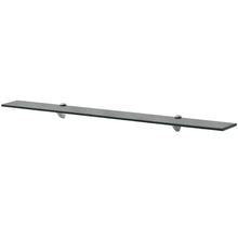 Zwevend Schap 8 Mm Glas 1 100 x 10 cm Zwart