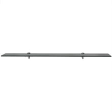 Zwevend Schap 8 Mm Glas 1 100 x 10 cm Zwart