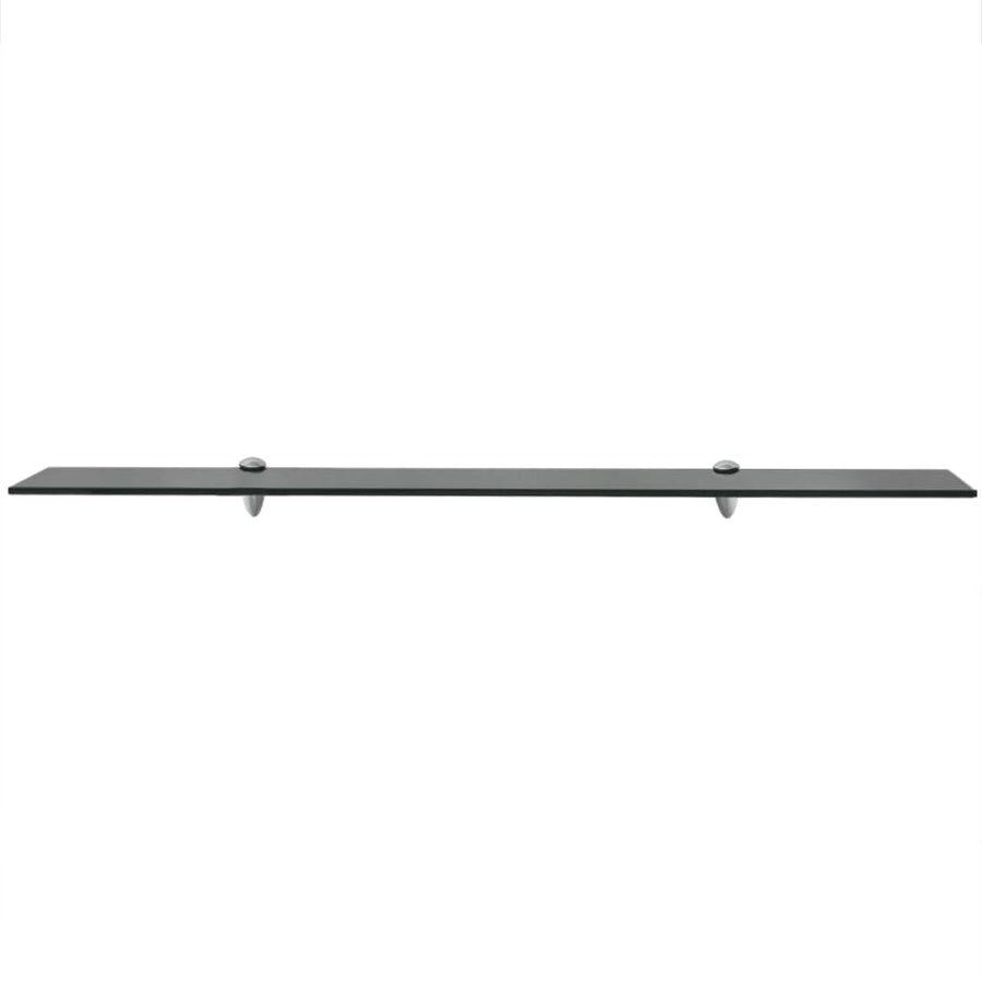 Zwevend Schap 8 Mm Glas 1 100 x 10 cm Zwart