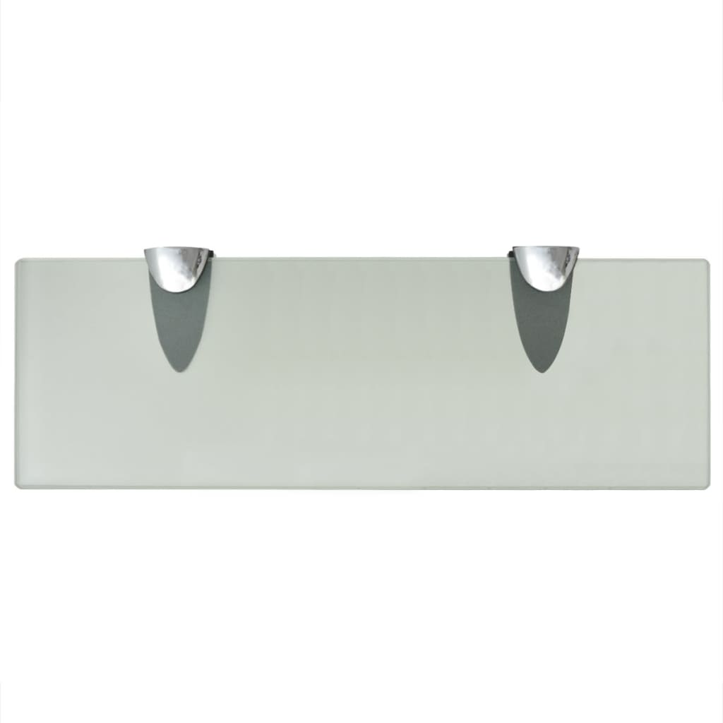 Zwevend Schap 8 Mm Glas 1 30 x 10 cm Wit