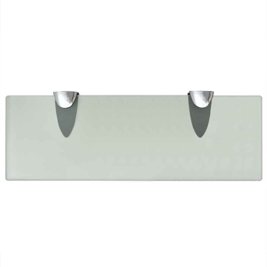Zwevend Schap 8 Mm Glas 1 30 x 10 cm Wit
