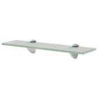 Zwevend schap 40x10 cm matglas