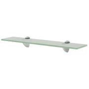 Zwevend schap 50x10 cm glas mat