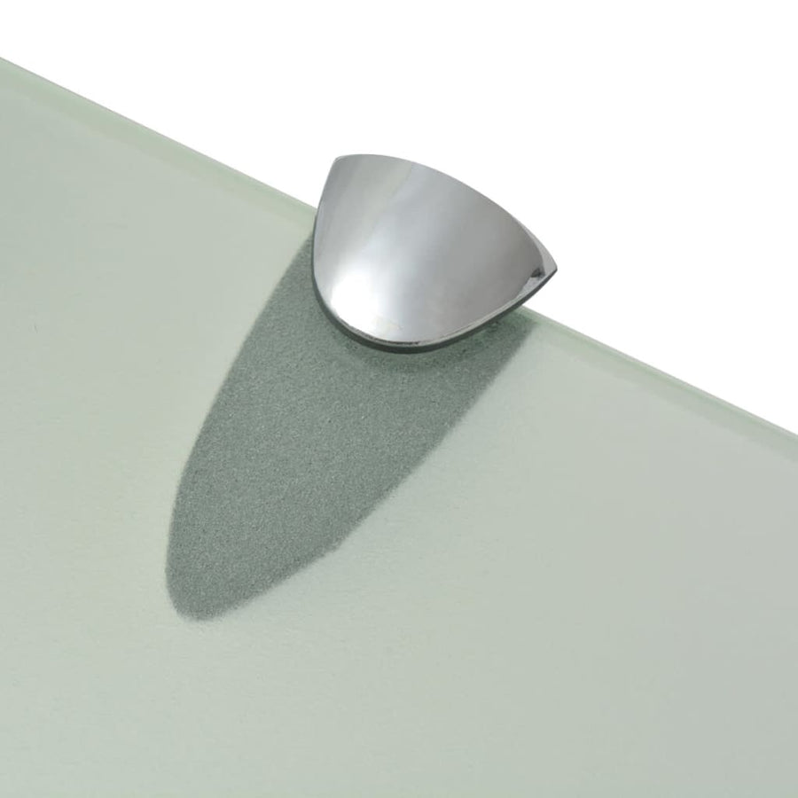 Zwevend Schap 8 Mm Glas 1 60 x 10 cm Wit