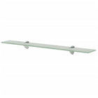 Zwevend schap 70x10 cm glas
