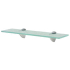 Floating shelf 40x20 cm 8 mm glass