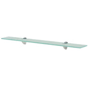 Zwevend schap 70x20 cm glas 8 mm
