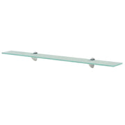 Zwevende plank 80x20 cm glas