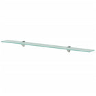 Zwevend schap 100x20 cm glas
