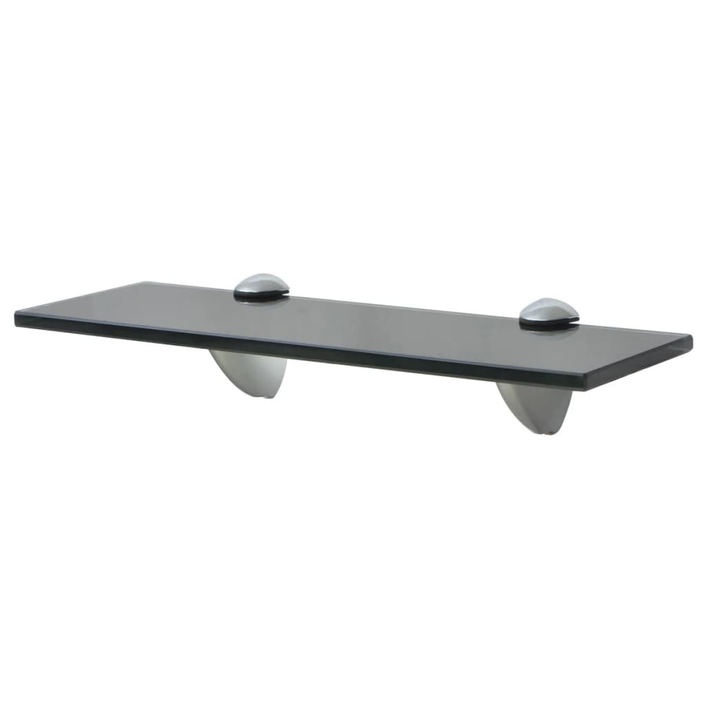 Zwevend Schap 8 Mm Glas 1 30 x 20 cm Zwart