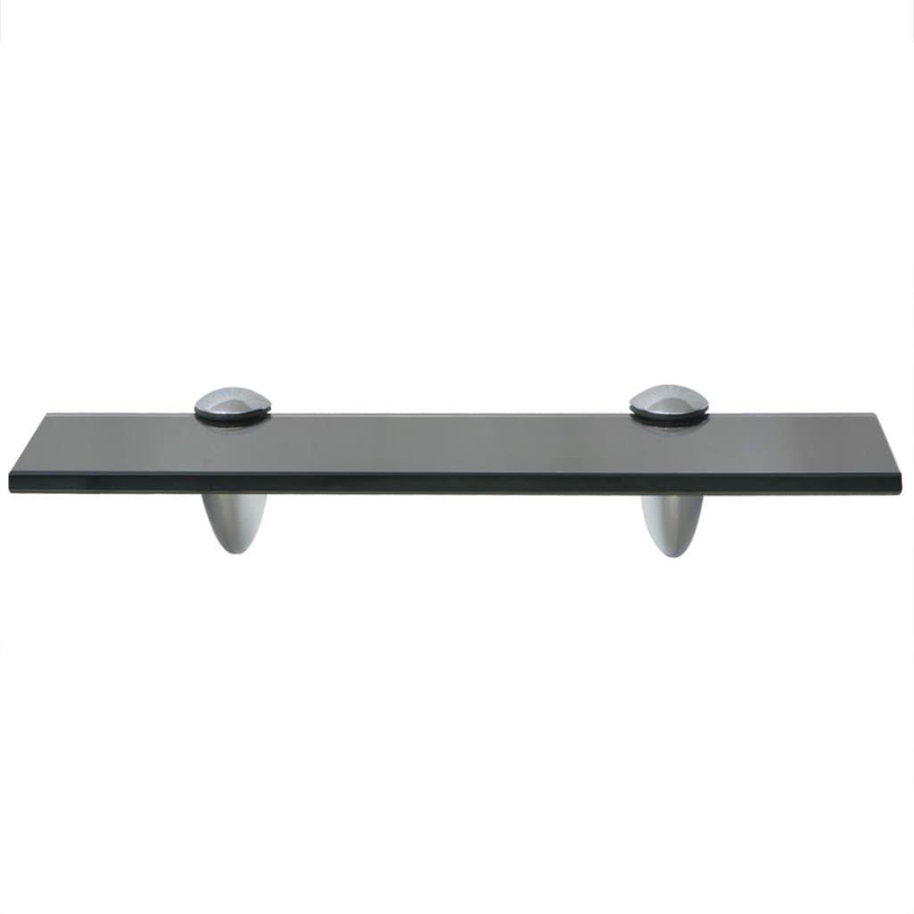 Zwevend Schap 8 Mm Glas 1 30 x 20 cm Zwart